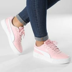 Meilleure vente 🌟 Baskets Femme Carina 2 386185 Almond Blossom White Silver de Puma 😉 -Puma Soldes 2022 puma 331493 386185 04 20220805T155626 03