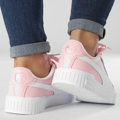 Meilleure vente 🌟 Baskets Femme Carina 2 386185 Almond Blossom White Silver de Puma 😉 -Puma Soldes 2022 puma 331493 386185 04 20220805T155628 04