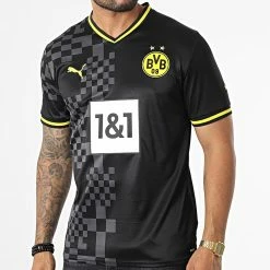 Les meilleures critiques de ⌛ Tee 👚 Shirt De Sport BVB Away Replica 765884 Noir Gris de Puma 👍