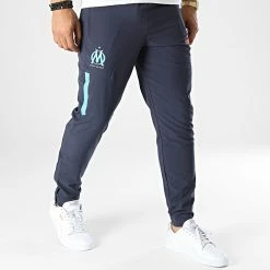 Le moins cher 😍 Pantalon Jogging OM Prematch 769669 Bleu Marine de Puma ⌛