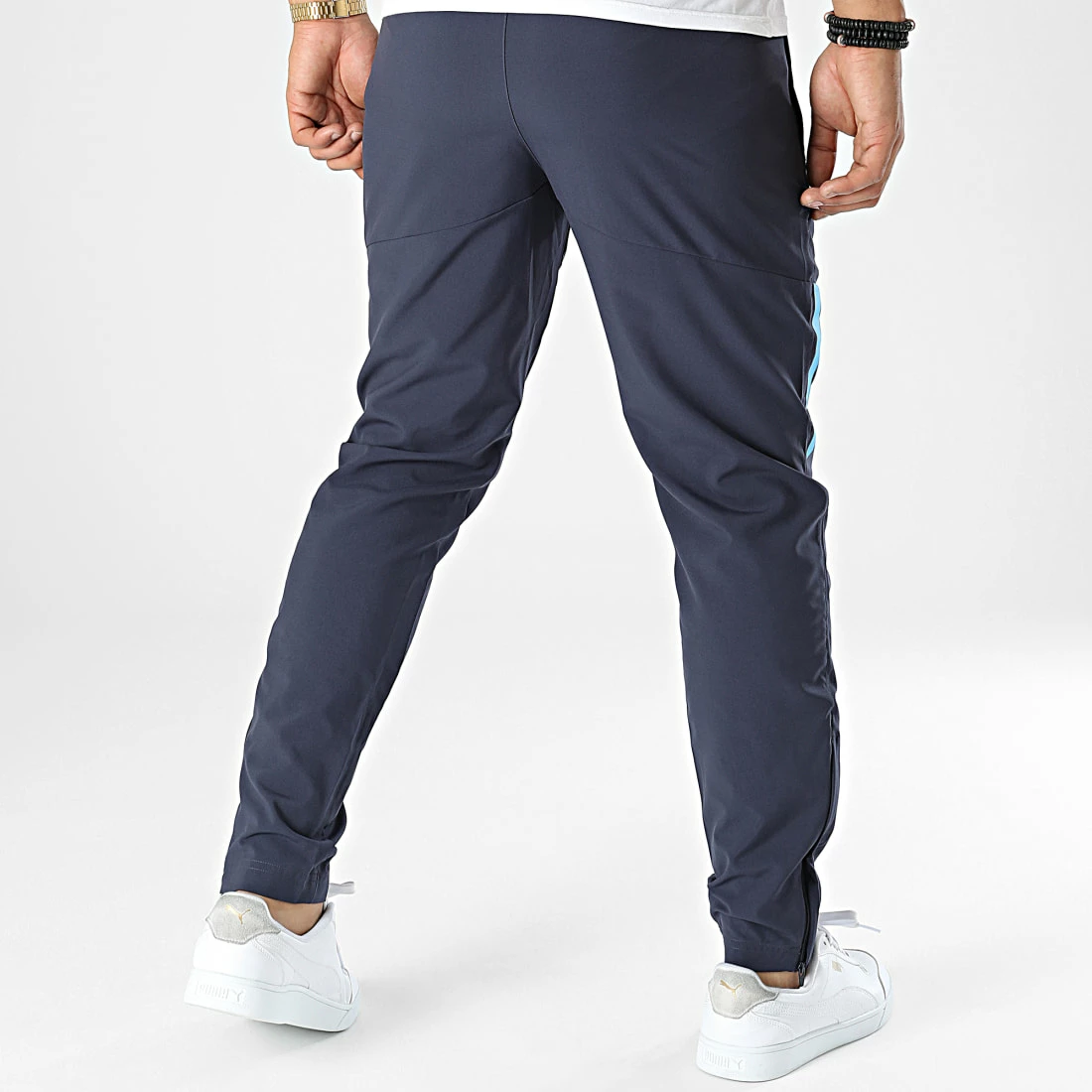 Le moins cher 😍 Pantalon Jogging OM Prematch 769669 Bleu Marine de Puma ⌛ 6 Le moins cher 😍 Pantalon Jogging OM Prematch 769669 Bleu Marine de Puma ⌛ – Image 4