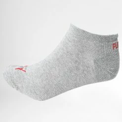 De gros 👍 Lot De 3 Paires De Chaussettes 261080001 Rouge Noir Gris Chiné de Puma 👏 -Puma Soldes 2022 puma 332861 261080001 232 20220819T145522 03