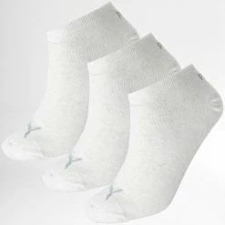 Coupon 🔔 Lot De 3 Paires De Chaussettes 261080001 Blanc Chiné de Puma ✔️