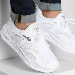 Offres ✔️ Baskets TRC Blaze Triple 384959 Puma White Puma Silver 💯