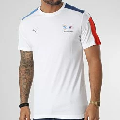 Bon marché 👍 Tee 👚 Shirt BMW Motorsport 535861 Blanc de Puma 🌟