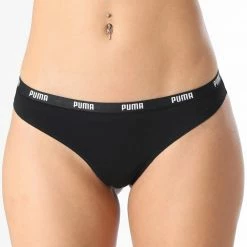 De gros 💯 Lot De 3 Strings Femme 503008001 Noir de Puma 👏 -Puma Soldes 2022 puma 334876 503008001 200 20220913T153251 03