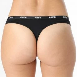 De gros 💯 Lot De 3 Strings Femme 503008001 Noir de Puma 👏 -Puma Soldes 2022 puma 334876 503008001 200 20220913T153253 04