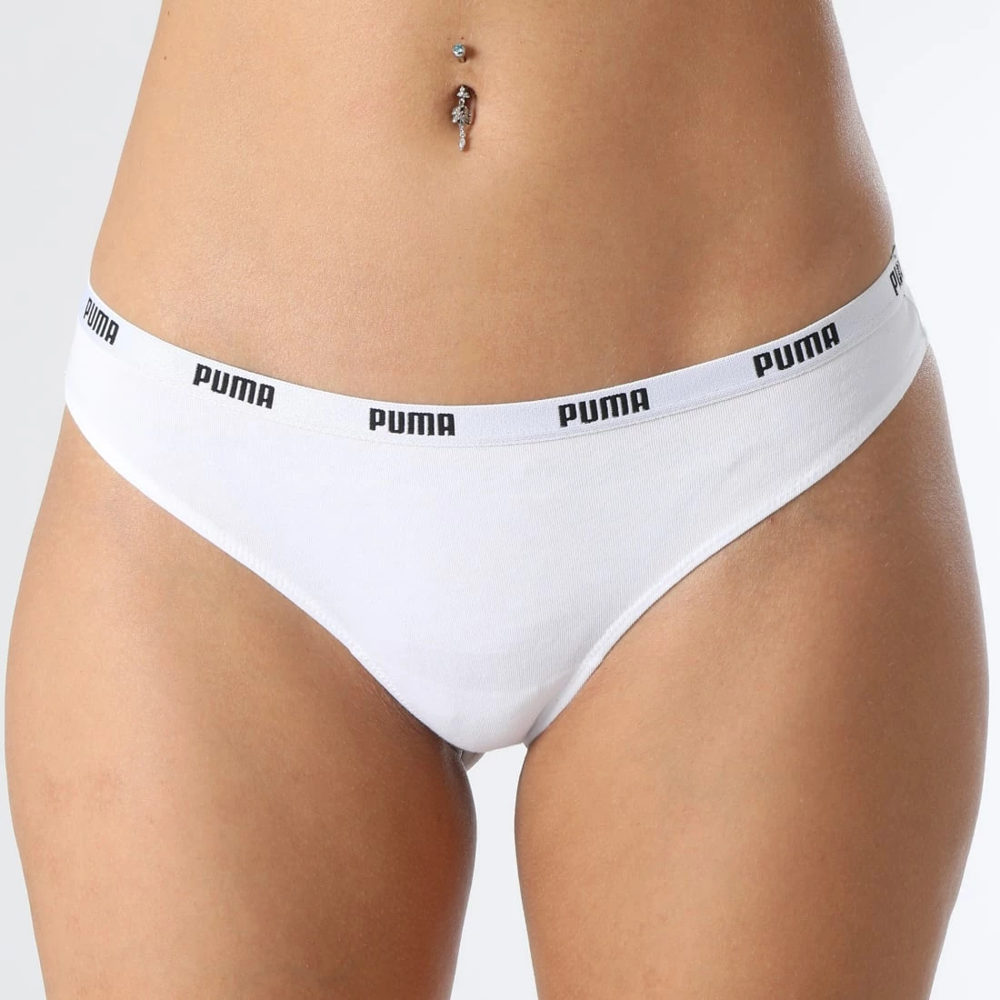 Meilleure vente ✨ Lot De 3 Strings Femme 503008001 Blanc de Puma 😉 4 Meilleure vente ✨ Lot De 3 Strings Femme 503008001 Blanc de Puma 😉 – Image 2