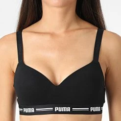 Meilleur prix ✨ Soutien-Gorge Femme 604024001 Noir de Puma 💯