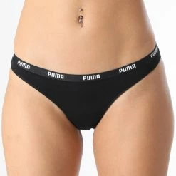 Nouveau 🎉 Lot De 2 Culottes Femme 603021001 Noir de Puma 🥰 -Puma Soldes 2022 puma 334880 603021001 200 20220913T153348 03