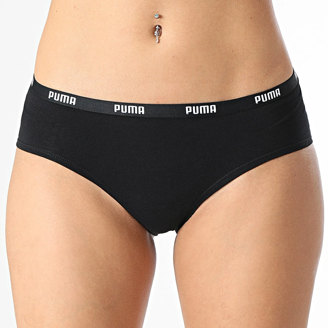 Remise 🌟 Lot De 3 Culottes Femme 503007001 Noir de Puma 🔔 4 Remise 🌟 Lot De 3 Culottes Femme 503007001 Noir de Puma 🔔 – Image 2