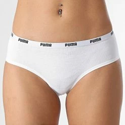 Nouveau 💯 Lot De 3 Culottes Femme 503007001 Blanc de Puma 🛒 -Puma Soldes 2022 puma 334886 503007001 300 20220915T143908 03