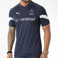 Tout neuf 💯 Tee 👚 Shirt De Sport OM Training 767277 Bleu Marine de Puma 👍 8 Tout neuf 💯 Tee 👚 Shirt De Sport OM Training 767277 Bleu Marine de Puma 👍 -Puma Soldes 2022 puma 338244 767277 22 20220923T152748 03