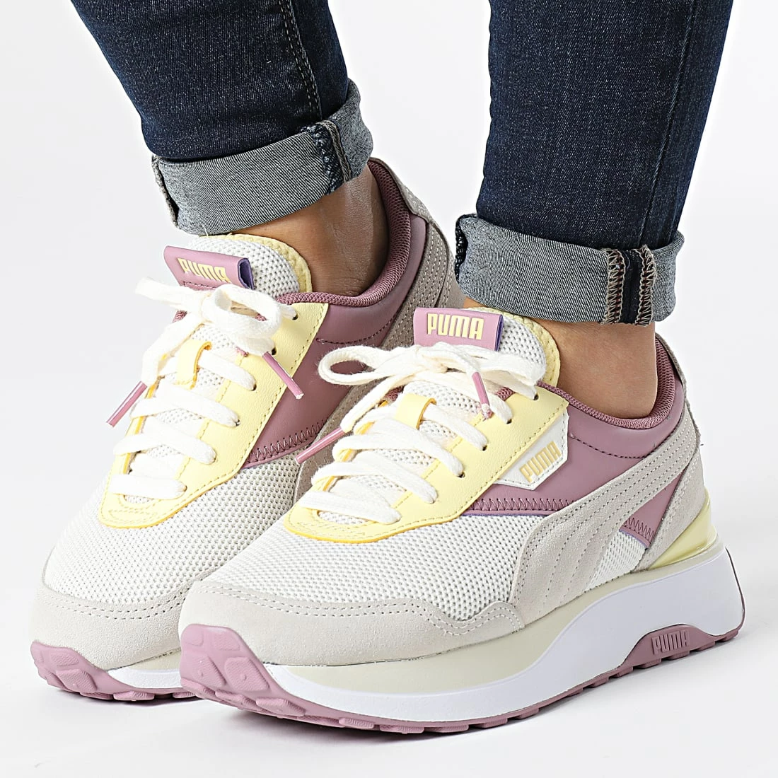 Vente flash 🤩 Baskets Femme Cruise Rider 🍬 Candy 387460 Whisper White Pale Grape de Puma 🤩 3 Vente flash 🤩 Baskets Femme Cruise Rider 🍬 Candy 387460 Whisper White Pale Grape de Puma 🤩