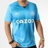 Meilleure vente 🎁 Tee 👚 Shirt De Sport OM 3rd Replica 766103 Bleu Clair de Puma 🛒 -Puma Soldes 2022 puma 339635 766103 03 20221024T154645 01