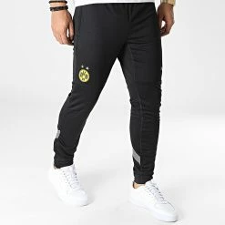 Sortie 🌟 Pantalon Jogging Borussia Dortmund Training 767672 Noir de Puma ✔️