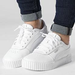 Acheter 🤩 Baskets Femme Carina 2 385949 Puma White Puma Silver 🛒