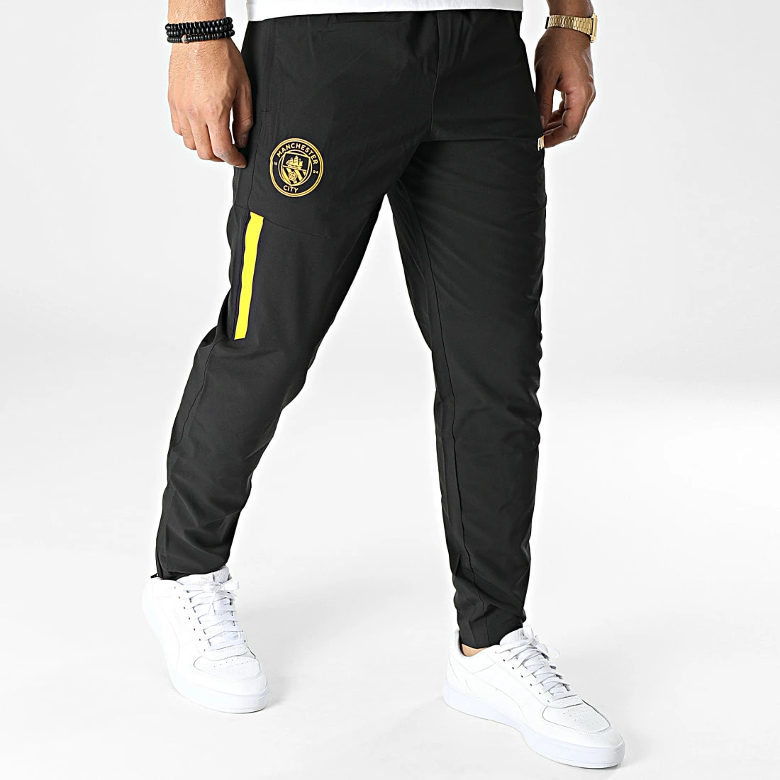 Meilleure affaire ✨ Pantalon Jogging Manchester City FC Prematch 769672 Noir de Puma 🥰 3 Meilleure affaire ✨ Pantalon Jogging Manchester City FC Prematch 769672 Noir de Puma 🥰