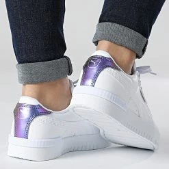 Offres 👍 Baskets Femme Jada Bioluminescence 386194 Puma White Silver 😀 -Puma Soldes 2022 puma 340881 386194 01 20221028T120144 04