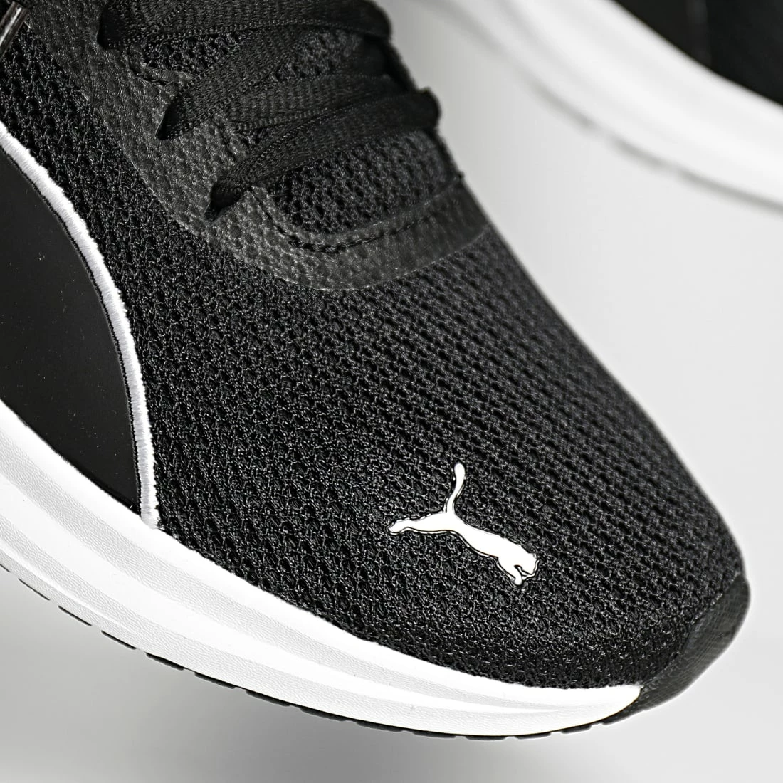 Nouveau 👏 Baskets Transport Modern 377030 Black Puma White Puma Silver 😍 4 Nouveau 👏 Baskets Transport Modern 377030 Black Puma White Puma Silver 😍 – Image 2