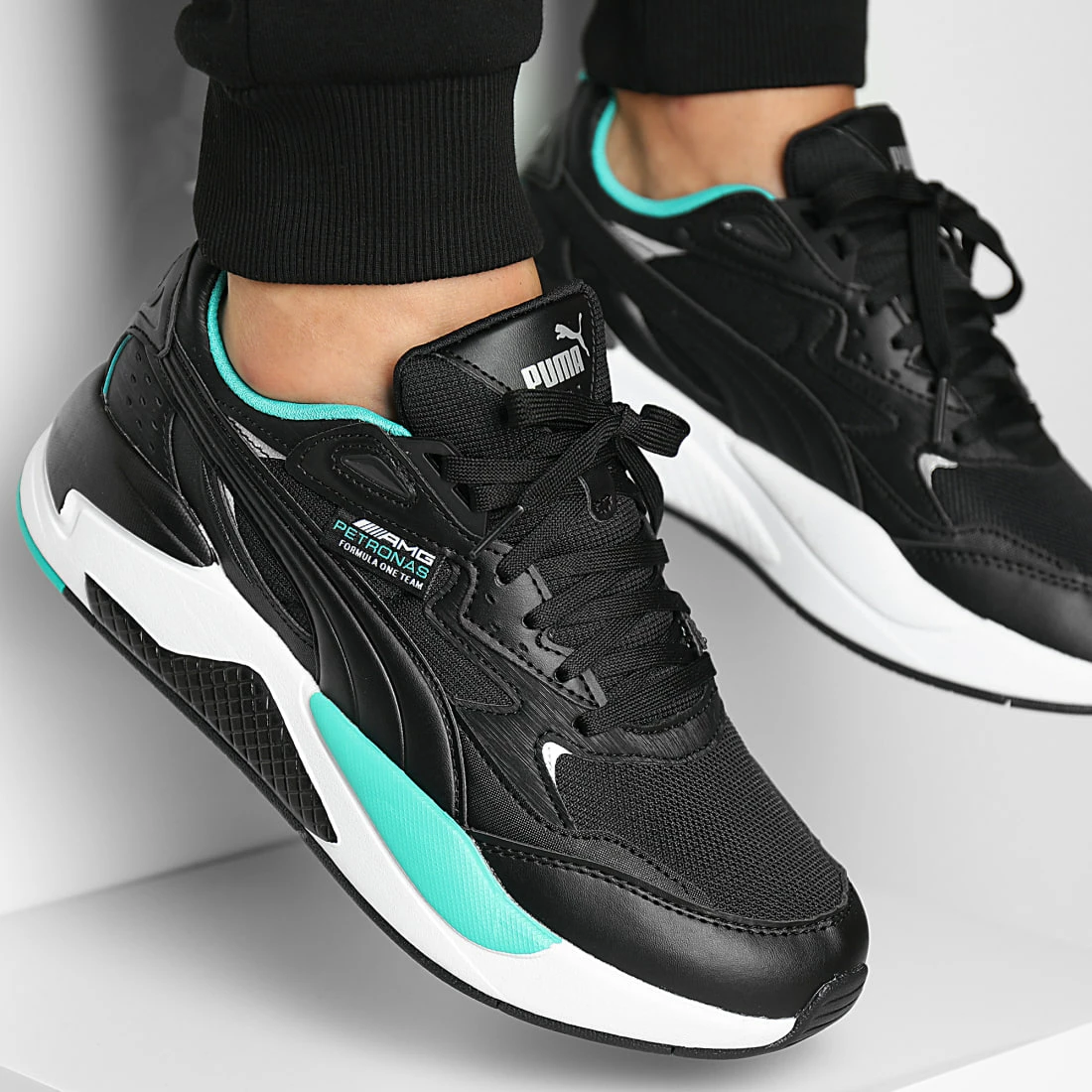 Tout neuf 🥰 Baskets X-Ray Speed AMG Mercedes 307136 Puma Black Spectra Green 😀 3 Tout neuf 🥰 Baskets X-Ray Speed AMG Mercedes 307136 Puma Black Spectra Green 😀