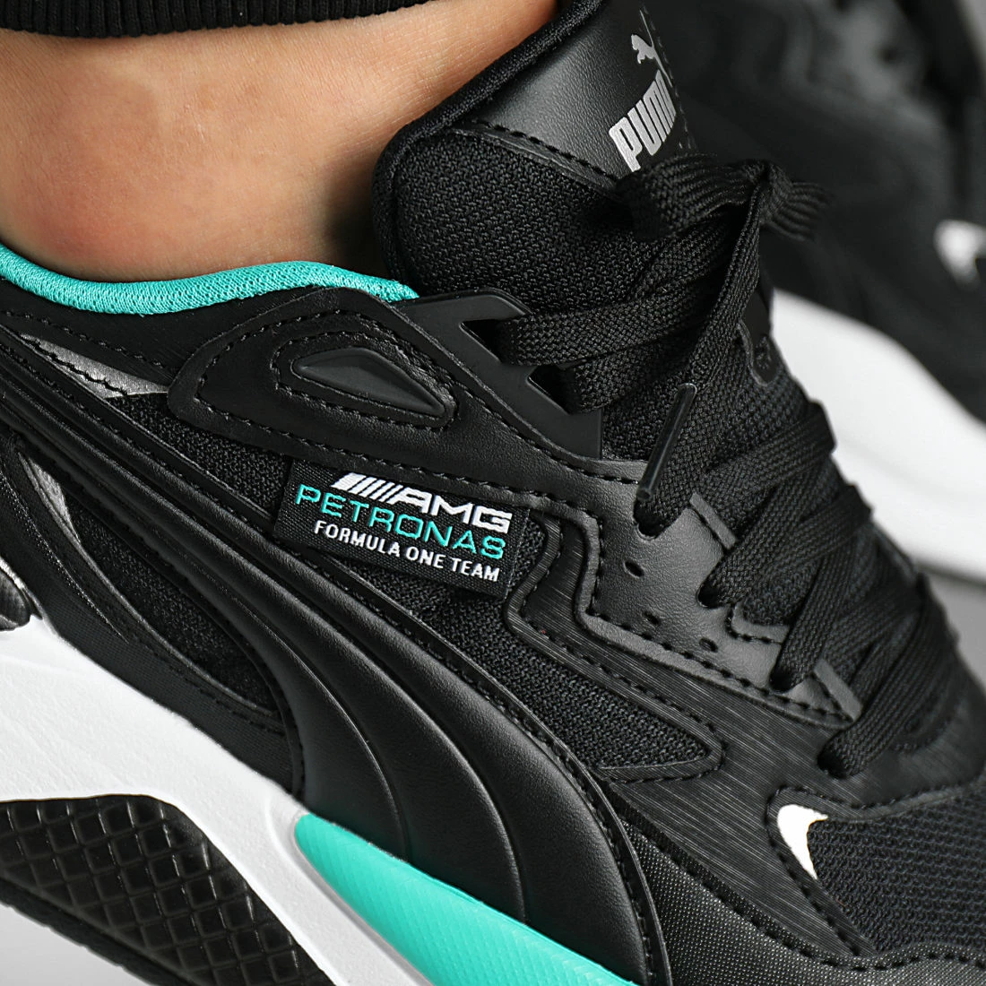 Tout neuf 🥰 Baskets X-Ray Speed AMG Mercedes 307136 Puma Black Spectra Green 😀 4 Tout neuf 🥰 Baskets X-Ray Speed AMG Mercedes 307136 Puma Black Spectra Green 😀 – Image 2