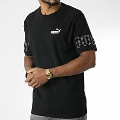 Meilleure vente 💯 Tee 👚 Shirt Power Colorblock Noir de Puma 🎉 -Puma Soldes 2022 puma 342590 671567 01 20221031T140340 03