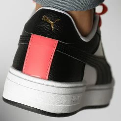 Sortie 🔔 Baskets CA Pro Contrast 388554 Puma White Puma Black Salmon ⭐ -Puma Soldes 2022 puma 342770 388554 01 20221014T145953 04