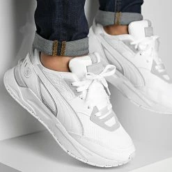 Meilleur prix 🧨 Baskets Mirage Sport RE Style 384372 Puma White Gray Violet 😍