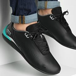 Meilleure vente 🤩 Baskets Ferrari Drift Cat Decima 307196 Puma Black Spectra Green ⌛