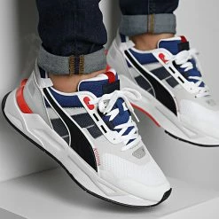 De gros 😉 Baskets Mirage Sport Tech 383107 Puma White Blazing Blue 👏