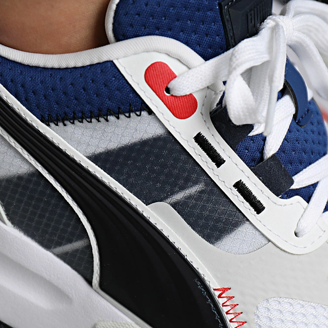 De gros 😉 Baskets Mirage Sport Tech 383107 Puma White Blazing Blue 👏 4 De gros 😉 Baskets Mirage Sport Tech 383107 Puma White Blazing Blue 👏 – Image 2