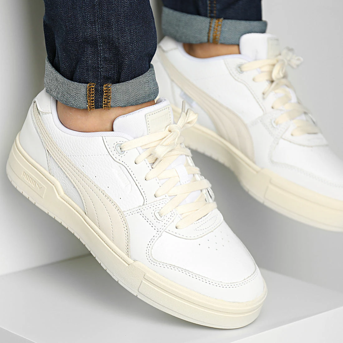 Grosses soldes 👍 Baskets CA Pro Lux 387488 Puma White Whisper White 💯 3 Grosses soldes 👍 Baskets CA Pro Lux 387488 Puma White Whisper White 💯