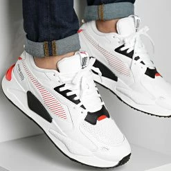 Bon marché ❤️ Baskets RS-Z LTH 383232 Puma White Puma Red 🤩
