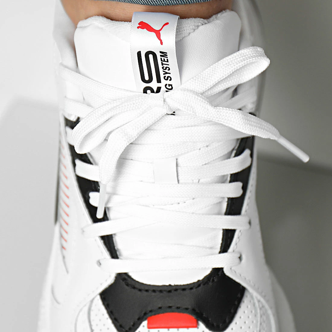 Bon marché ❤️ Baskets RS-Z LTH 383232 Puma White Puma Red 🤩 4 Bon marché ❤️ Baskets RS-Z LTH 383232 Puma White Puma Red 🤩 – Image 3