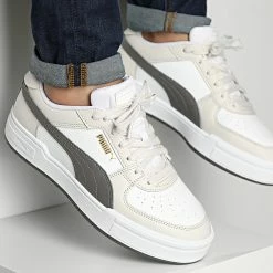 Bon marché 💯 Baskets CA Pro 386083 Puma White Castlerock 🎁