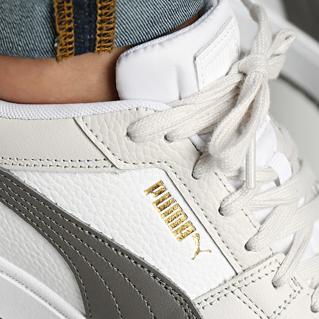 Bon marché 💯 Baskets CA Pro 386083 Puma White Castlerock 🎁 4 Bon marché 💯 Baskets CA Pro 386083 Puma White Castlerock 🎁 – Image 2