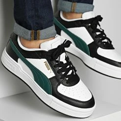 Bon marché 🛒 Baskets CA Pro 386083 Puma White Varsity Green 🔔