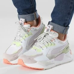 Nouveau 👍 Baskets Femme RS-Z 🍬 Candy 388587 Puma White Lavender Fog 💯