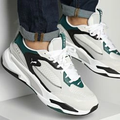 Le moins cher 💯 Baskets RS Fast Limiter Suede 387825 Puma White Gray Violet ✨