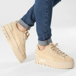 Remise 🧨 Baskets Femme Mayze First Sense 388565 Light Sand de Puma ✨ -Puma Soldes 2022 puma 347145 388565 02 20221115T140811 03