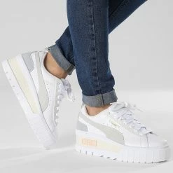 Meilleure affaire 💯 Baskets Femme Mayze Wedge Pastel 388566 Puma White ❤️ -Puma Soldes 2022 puma 347147 388566 01 20221115T134942 03