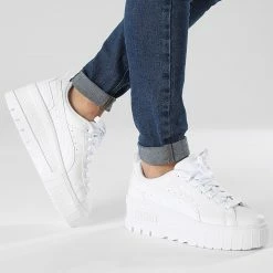 Top 10 👏 Baskets Femme Mayze Wedge 386273 Puma White 🔥 -Puma Soldes 2022 puma 347302 386273 04 20221115T135558 03