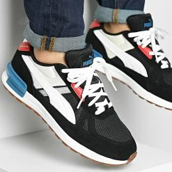 Coupon ⌛ Baskets Graviton Pro 380736 Black White Gray Blue de Puma ⌛