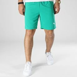 Meilleur prix 😀 Short Jogging 704942 Vert de Puma 🎉 -Puma Soldes 2022 puma 347566 704942 05 20221118T154132 03