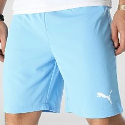 Promo 🔔 Short Jogging 704942 Bleu Clair de Puma ⌛