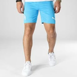 Meilleure affaire ✔️ Short Jogging OM Replica 766110 Bleu Clair de Puma 🛒 -Puma Soldes 2022 puma 347614 766110 13 20221118T154055 03