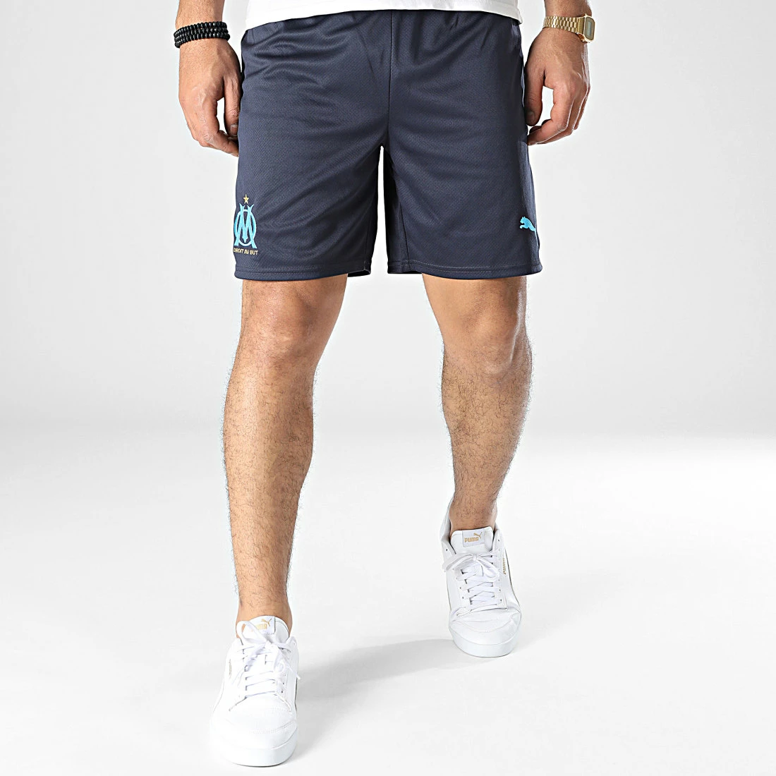 Sortie 🤩 Short Jogging OM Replica 766110 Bleu Marine de Puma 😉 4 Sortie 🤩 Short Jogging OM Replica 766110 Bleu Marine de Puma 😉 – Image 3