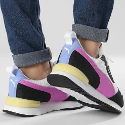 Sortie 🔔 Baskets Femme R78 Voyage 373117 White Electric Orchad Black de Puma ⌛ -Puma Soldes 2022 puma 348095 373117 62 20221115T135310 04