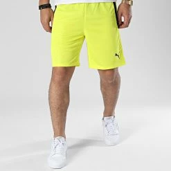 Remise ❤️ Short Jogging Team Liga 704924 Jaune Fluo de Puma 👍 -Puma Soldes 2022 puma 348791 704924 42 20221128T140329 03